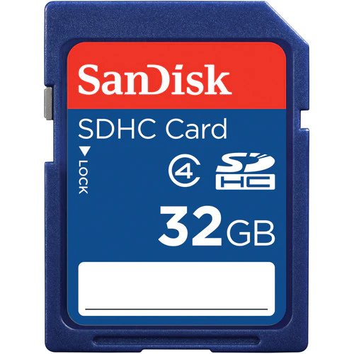 SanDisk 32GB SDHC Flash Memory Card (SDSDB-032G-B35)