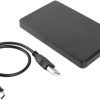 2.5 inch HDD External Case USB 2.0 to SATA External 2.5 Hard Drive Enclosure Disk