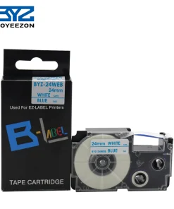 Byz-12we Compatible Catrdige Casio Label Tape