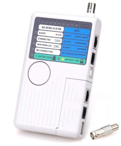 Docooler 4-in-1 Remote RJ11 RJ45 USB BNC LAN Network Phone Cable Tester Meter