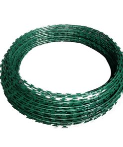 450mm Green Double Galvanized Razor Wire