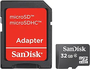 SanDisk microSDHC Card with Adapter 32GB for phone (SDSDQM-032G-B35A)