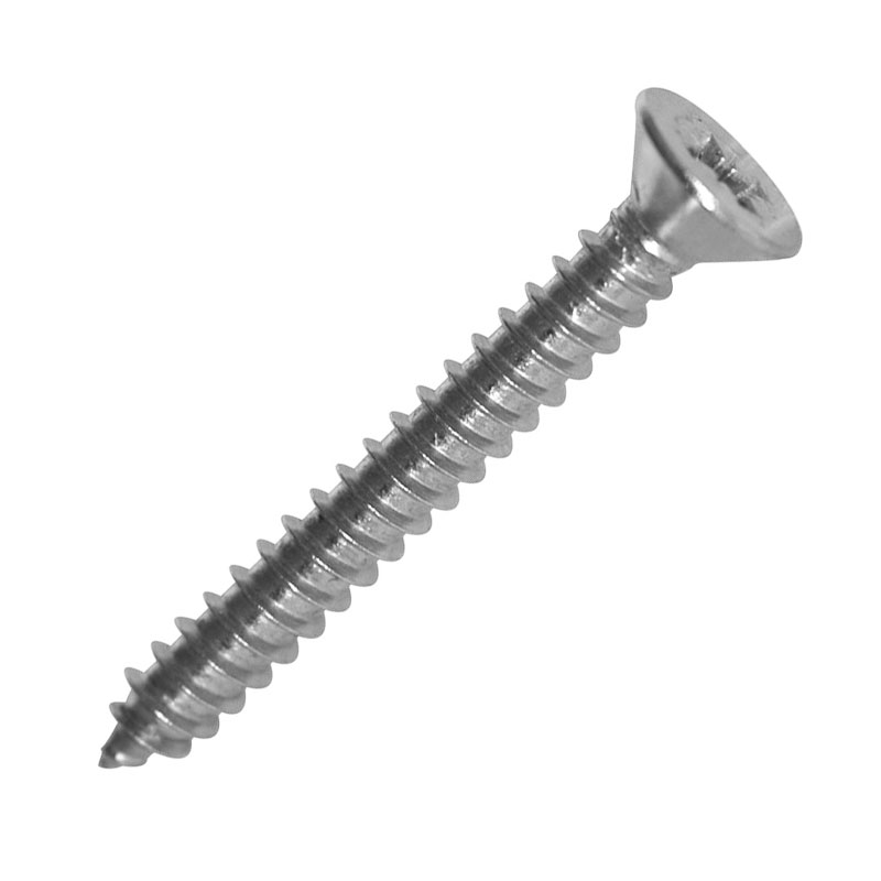 8g (4.20mm) Zinc Yellow Hex Flange (1/4") Coarse Metal Self Drilling Screws