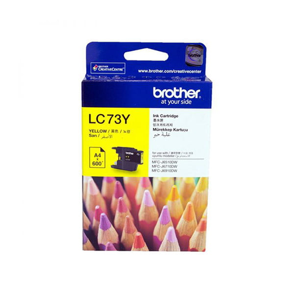 Brother LC73Y Yellow Ink Cartridge