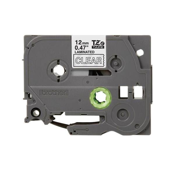 Brother Laminated 12mm WZC-s131 black on Clear Label Catridge Compatible