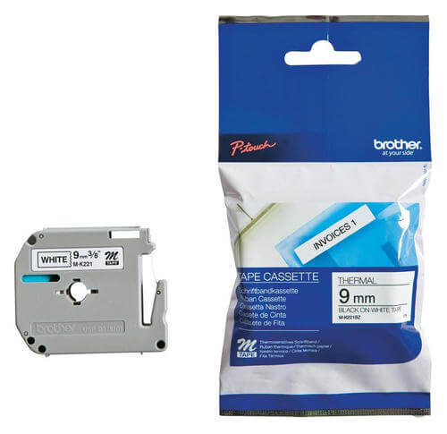 Brother M-K221 Label Printer Tape