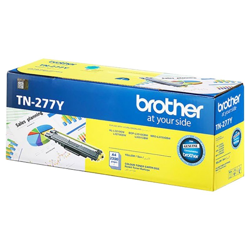 Brother TN-277Y Yellow Original Toner Cartridge