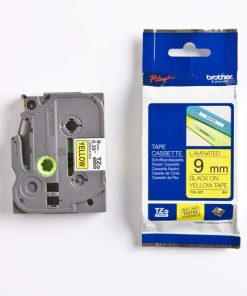 Brother TZE-621 9mm Black on Yellow Tape