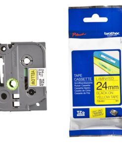 Brother TZe-651 24mm Black on Yellow Label Tape