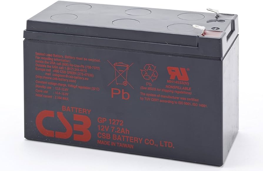 CSB Rechargeable UPS Battery – 12V – 7AH