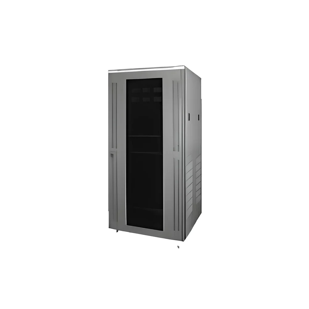 D-Link 27U 600x1000mm Floor Standing Glass Door Cabinet NFR-27U-6010-BL-MS
