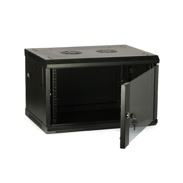 D-Link 9U (600*450mm) Wall Mount Rack with Glass Door