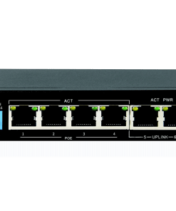 D-Link DES-F1006P-E/B 6-port Fast Ethernet Unmanaged Long Range 250m PoE+ Surveillance Switch with 4 PoE ports