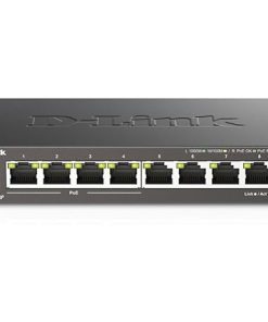 D-Link DGS-1100-08PV2 network switch Managed L2/L3 Gigabit Ethernet (10/100/1000) Power over Ethernet (PoE) Black