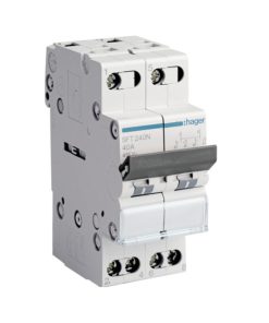 Double pole mcb 63A 100A