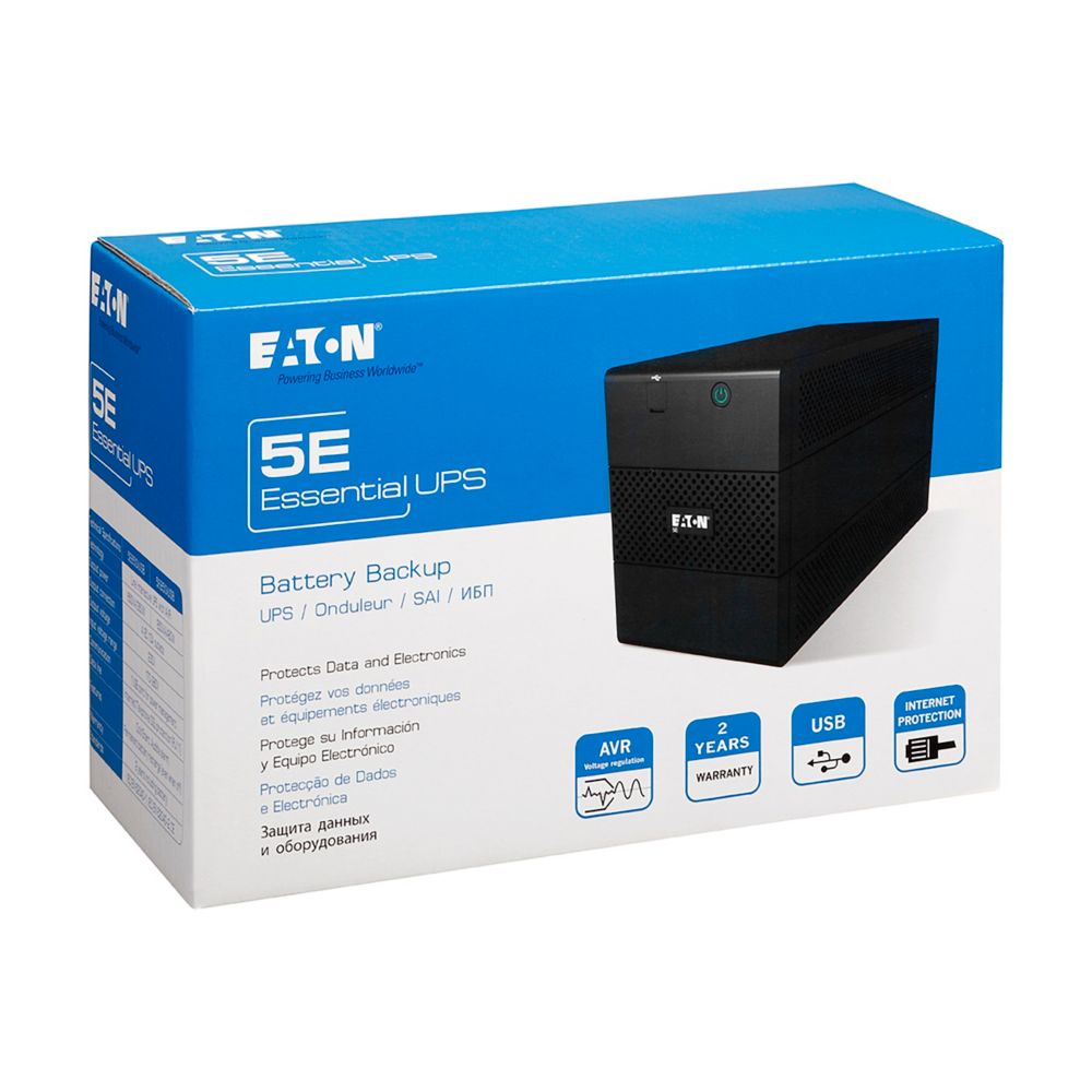 EATON 5E Essential UPS 850Va 5E850IUSB-SEA Battery Backup