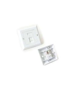 Easenet Cat 6 double faceplates with modules
