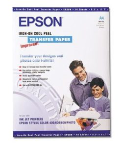 Epson Iron-on Transfers x 10 Sheets - (C13S041154)