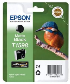 Epson T1598 Pigment Matte Black Ink Cartridge C13T15984010