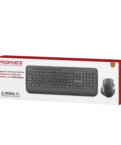 Ergonomic Full-Size Wireless Keyboard & Mouse Combo with Palm Rest ProCombo-8