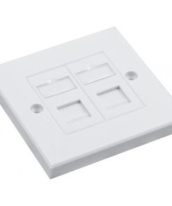 Giganet 4 port CAT6 Faceplate