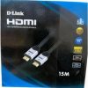 HDMI 2.0 Cable 15M HCB 4AABLBR 15 3D 4K 1080P Multicolour