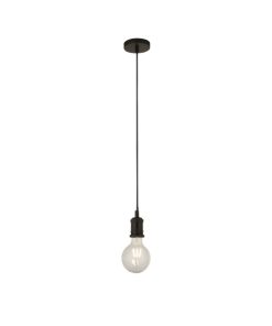 Hanging E27(Screw) Pendant Holder - Black