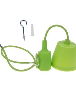 Hanging E27(Screw) Pendant Holder - Light Green