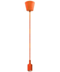 Hanging E27(Screw) Pendant Holder - Orange
