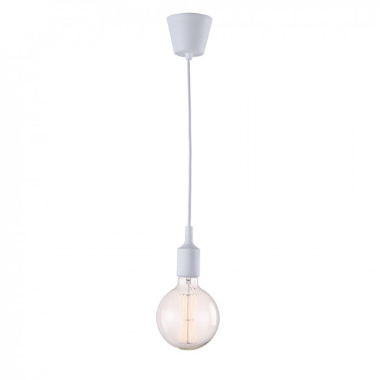 Hanging E27(Screw) Pendant Holder - White