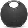 Harman Kardon Onyx Studio 6 Wireless Bluetooth Speaker - IPX7 Waterproof Extra Bass Sound System with Rechargeable Battery and Built-in Microphone - Black.