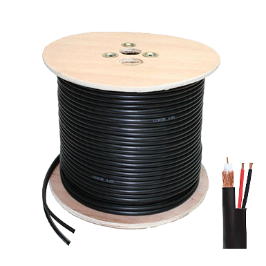 HikVision DS-1LH1SCA3C-090B Coaxial Cable with power cable