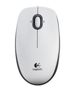 Logitech B100 Optical Mouse for Business White 910-003360