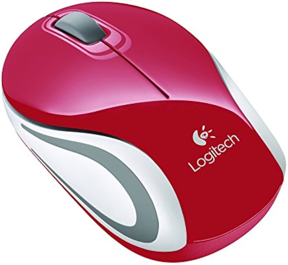 Logitech Wireless Mouse M187 – Red – 910-002732