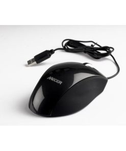 Mecer MM-U03BK USB Optical Wheel Mouse - Black