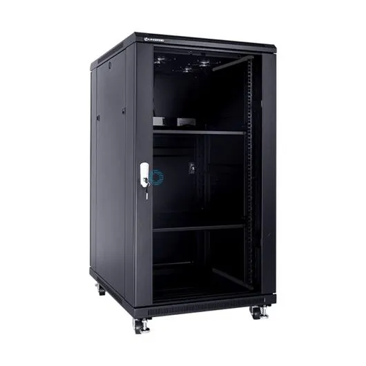 D-link 27U 800*800mm Floor Standing Network Cabinet NFR-27U-8080-BL-GL