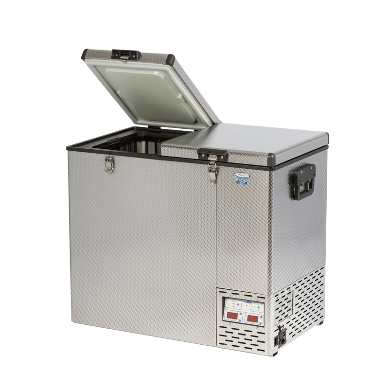 National Luna 110L Legacy Stainless Steel Dual Control Portable Refrigerator & Freezer – FRI-11103