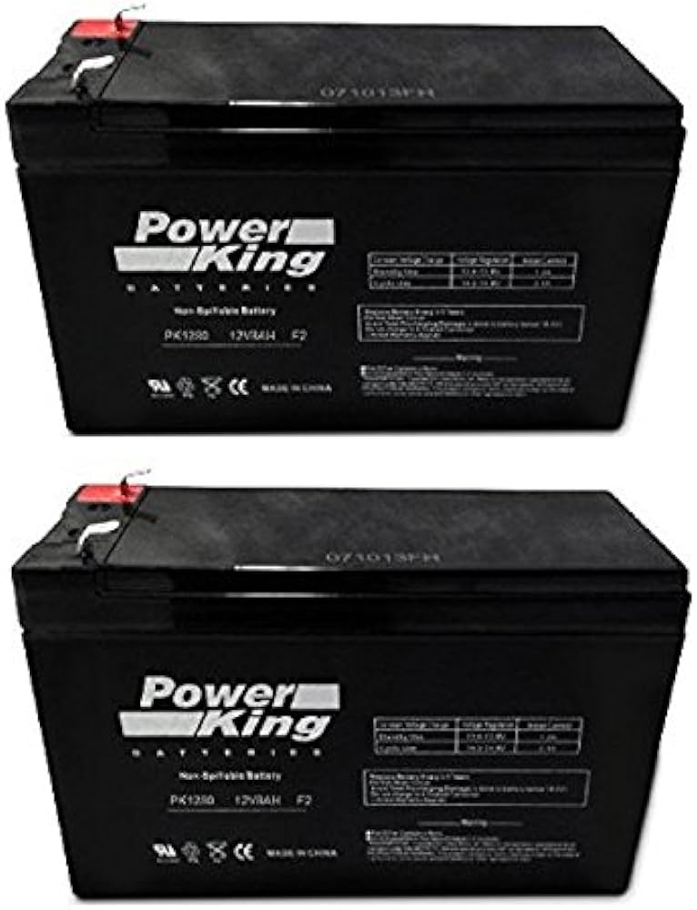 PK1280 Replacement Sealed Lead Acid Batteries