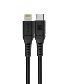 Promate 60W Power Delivery Self Organizing Magnetic USB-C Cable 1.2m