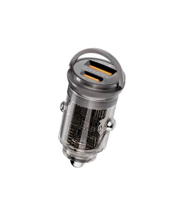 Promate 65W RapidCharge Transparent Mini Car Charger – TransDrive-65W