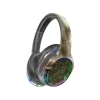Promate ANC Hi-Fi Stereo Wireless Headphones with RGB Lights • Inline controls • Active Noise Cancelling • Rainbow Lighting • 40Hrs Playtime •Transparent Design