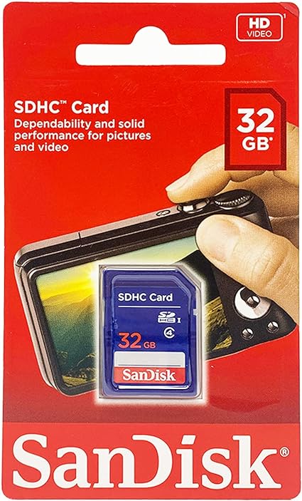 SanDisk 32GB SDHC Flash Memory Card (SDSDB-032G-B35)