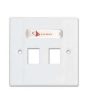 Siemon Cat 6 Double Face Plates with Module