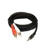 Stereo To 2 RCA 5 Meter Cable