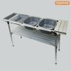 Tentco Double Dishwash Stand Aluminium