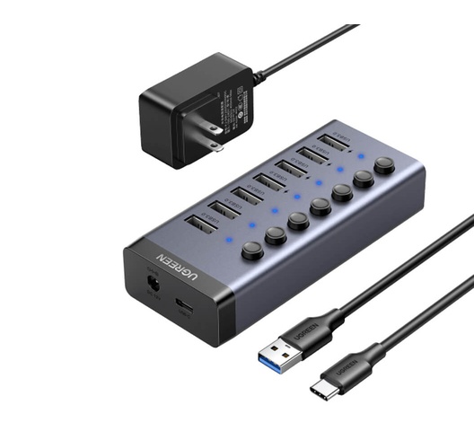 UGREEN 7-Port Powered USB 3.0 Hub - CM481 / UG-90306