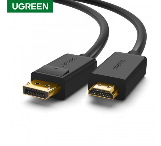 UGREEN DP Male to HDMI Male Cable 1.5m (Black) - DP101