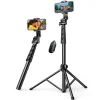 UGREEN Selfie Stick Tripod with Bluetooth Remote Control – 1.8m – Black (LP680)