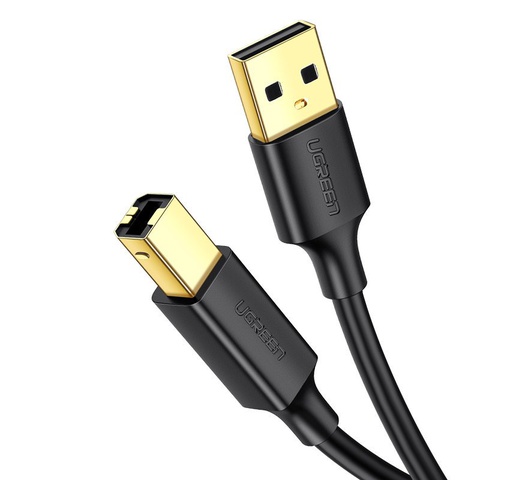 UGREEN USB 2.0 AM to BM Printer Cable 2m (Black) - US135