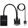 VGA-to-HDMI® Adaptor Kit with Audio Support PROLINK-V2H BLACK